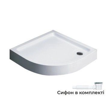 Душовий піддон PLUS 550 Півкруглий Інтегрована панель 210-06816 210-06816 фото