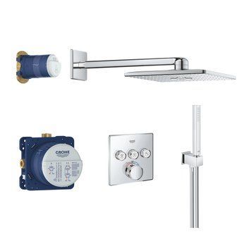 Душевая система скрытого монтажа с термостатом Grohe Grohtherm SmartControl 34804000 34804000 фото