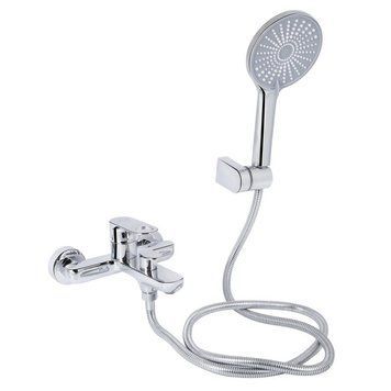 Змішувач для ванни Qtap Jay (з душовим гарнітуром) QTJAY259CRM45541 Chrome SD00051665 фото