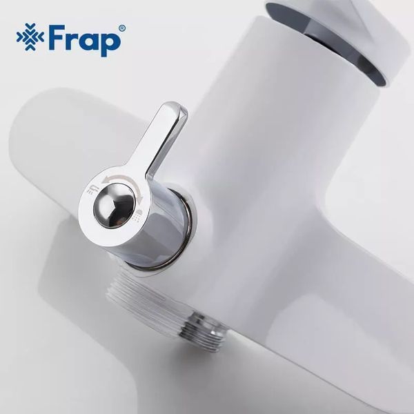 Смеситель для ванны Frap F2245, белый/хром F2245 фото