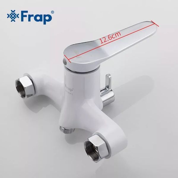 Смеситель для ванны Frap F2245, белый/хром F2245 фото