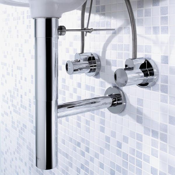 Набір Hansgrohe Flowstar (сифон + вентиль + 2 кожуха), хром (52120000) 52120000 фото