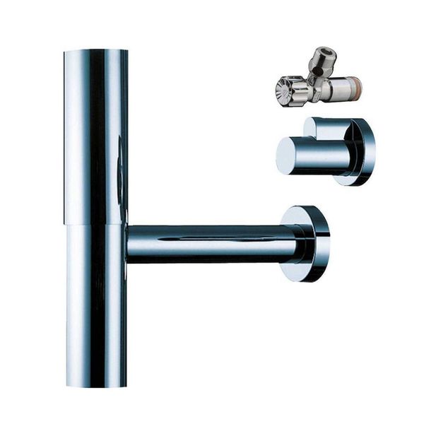 Набір Hansgrohe Flowstar (сифон + вентиль + 2 кожуха), хром (52120000) 52120000 фото