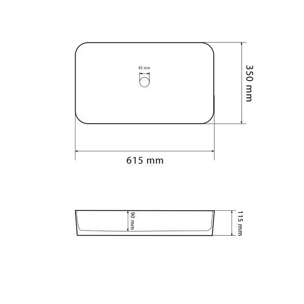 Умывальник (раковина) VBI TRIEST TERAZZO GLOSSY накладной VBI-012706 фото