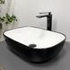 Умивальник (раковина) VBI RAVENNA BLACK WHITE GLOSSY накладний VBI-011226 фото 4