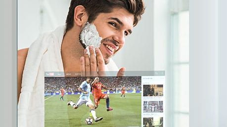 Зеркало для ванной комнаты Liberta Smart Mirror 600x800/21.5&rdquo; с Wi-Fi, браузером и ютубом liberta85 фото