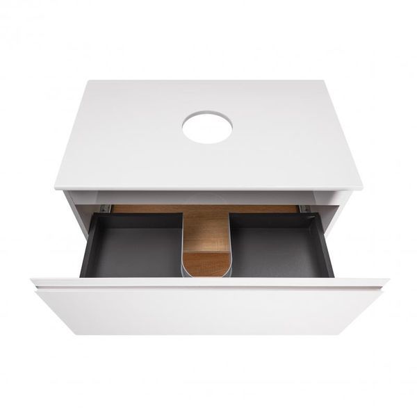 Тумба підлогова Qtap Robin 800х616х437 White/Whitish oak зі стільницею QT1380TNН8001WWO SD00045871 фото