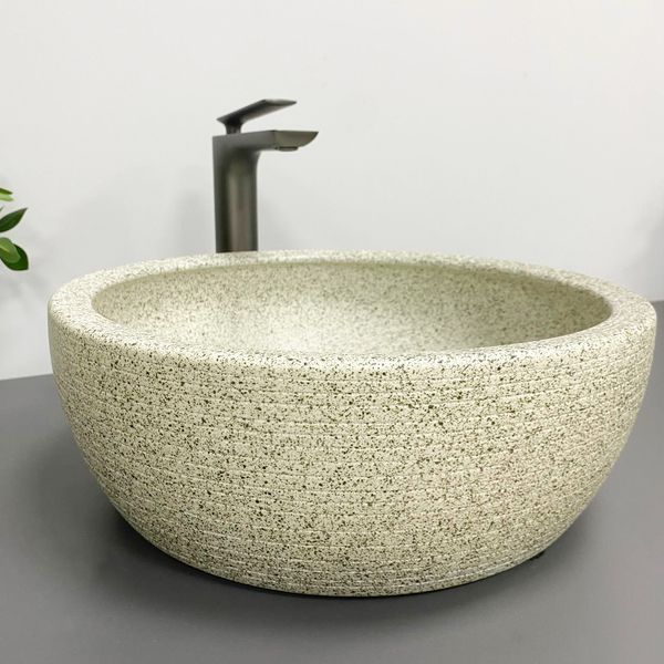 Умывальник (раковина) VBI CORRIDONIA BEIGE STONE MATT накладной VBI-016100 фото