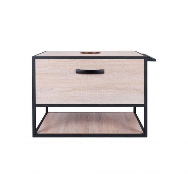 Тумба підвісна Qtap Taurus 800х476х469 Whitish oak зі стільницею QT2479TPT803WO SD00046951 фото