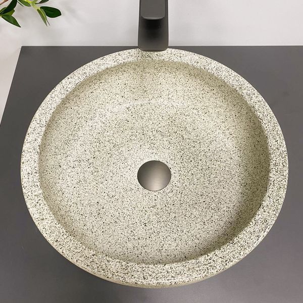 Умывальник (раковина) VBI CORRIDONIA BEIGE STONE MATT накладной VBI-016100 фото