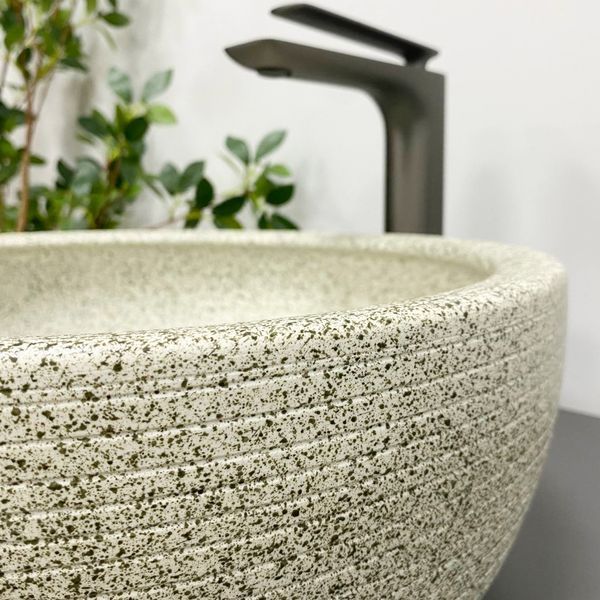 Умывальник (раковина) VBI CORRIDONIA BEIGE STONE MATT накладной VBI-016100 фото