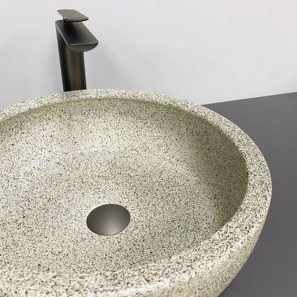 Умывальник (раковина) VBI CORRIDONIA BEIGE STONE MATT накладной VBI-016100 фото