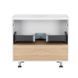 Тумба підлогова Qtap Robin 800х616х437 White/Whitish oak зі стільницею QT1380TNН8001WWO SD00045871 фото 3