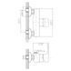 Смеситель для душа Imprese HORAK, хром, 40 мм 15170 фото 2