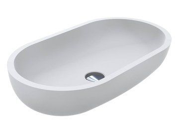 Умивальник накладний MIRAGGIO MARK 14*62,5*36 Мат Білий 0002688 0002688 фото
