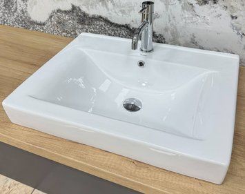 Умивальник (раковина) VBI BAGNARA 70 WHITE врізний VBI-018063 фото