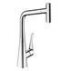 Змішувач для кухні Hansgrohe Metris Select 320 з висувним душем, хром (14884000) 14884000 фото 1