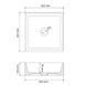 Умивальник (раковина) VBI TRIEST XS WHITE накладний VBI-012714 фото 4