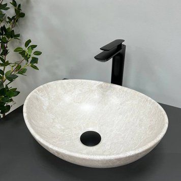 Умивальник (раковина) VBI PARMA LIGHT STONE накладний VBI-011006 фото
