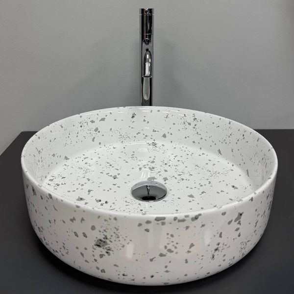 Умивальник (раковина) VBI BARI S GREY MOSAIC накладний VBI-011606 фото