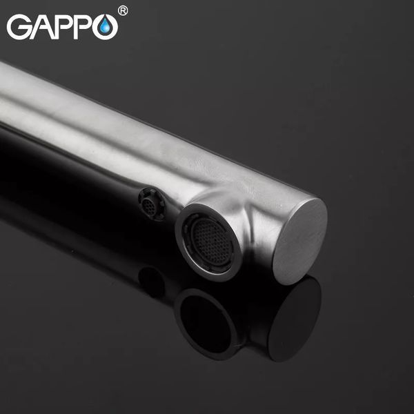 Смеситель для кухни на две воды GAPPO G4399-4, сатин G4399-4 фото