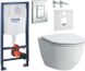 Комплект: Інсталяція Grohe 38772001+ унітаз Laufen Pro New Rimless H8669570000001 з кришкою Soft-Close Slim 38772001+H8669570000001 фото 1