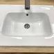 Умивальник (раковина) VBI MORTARA 70 WHITE врізний VBI-018041 фото 3