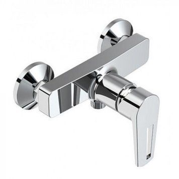 Змішувач для душа Imprese BRECLAV, хром / білий, 35мм 15245W фото