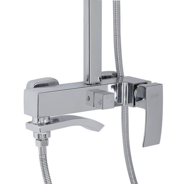 Душова система універсальна Qtap Swan Cascada на три споживачі (з виливом) QTSWA111CRM45566 Chro SD00051690 фото