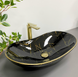 Умывальник (раковина) VBI TURIN MARBLE BLACK накладной VBI-011505 фото 2