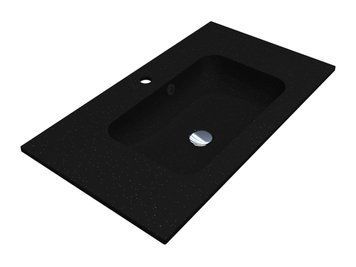 Умывальник на тумбу MIRAGGIO DELLA 13,4*80*45 Черный 0002598 0002598 фото