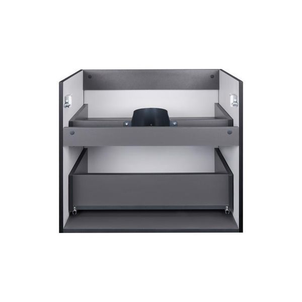 Тумба підвісна Qtap Tern 600х580х437 Matt black QT1774TPL602MB SD00047088 фото