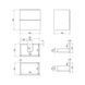 Тумба підвісна Qtap Tern 600х580х437 Matt black QT1774TPL602MB SD00047088 фото 10