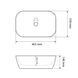 Умивальник (раковина) VBI RAVENNA SPACE GREY MATT накладний VBI-011222 фото 3
