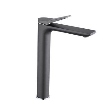 Змішувач для раковини Qtap Presto високий QTPRE269GRP45582 Graphite SD00051706 фото