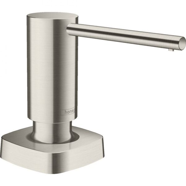 Дозатор кухонний Hansgrohe A71 вбудований 500 ml, stainless steel (40468800) 40468800 фото