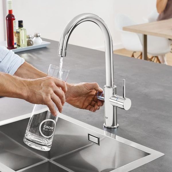 Змішувач для кухні з системою очищення води Grohe Blue Home 31455000 31455000 фото