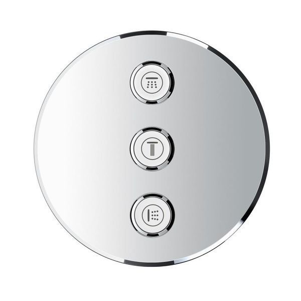 Комплект верхньої монтажної частини для вентиля на 3 виходи Grohe Grohtherm SmartControl 29122000 29122000 фото