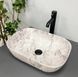Умивальник (раковина) VBI RAVENNA STONE MATT накладний VBI-011217 фото 3