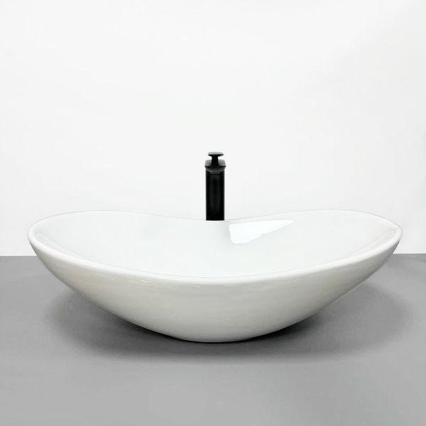 Умивальник (раковина) VBI TURIN WHITE накладний VBI-011500 фото
