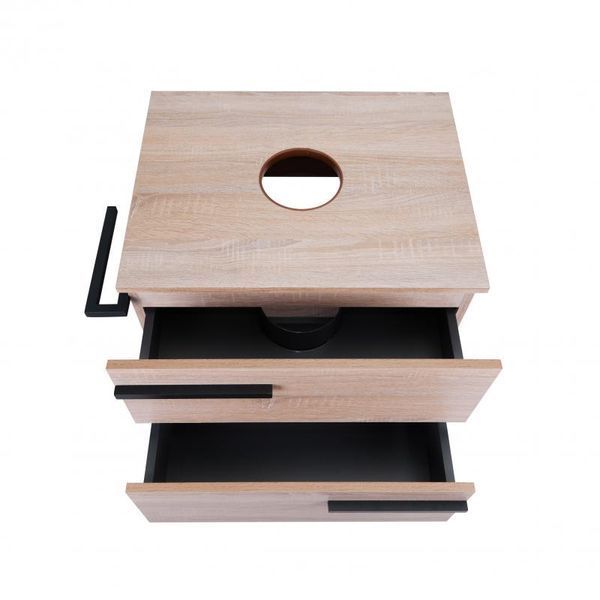 Тумба напольная Qtap Taurus 600х616х437 Whitish oak со столешницей QT2480TNT603WO SD00046955 фото