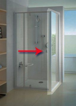 Нерухома стінка Ravak PPS- 100 Білий TRANSPARENT 90GA0100Z1 фото
