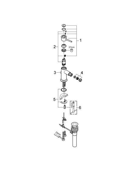 Смеситель для биде Grohe BauClassic 32864000 32864000 фото