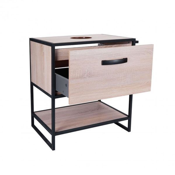 Тумба підлогова Qtap Taurus 600х616х469 Whitish oak зі стільницею QT2480TNT63WO SD00046943 фото