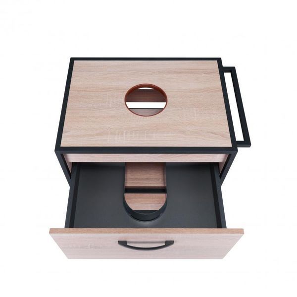 Тумба підлогова Qtap Taurus 600х616х469 Whitish oak зі стільницею QT2480TNT63WO SD00046943 фото