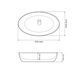 Умивальник (раковина) VBI UDINE MARBLE BLUE MATT накладний VBI-012103 фото 2