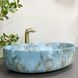 Умивальник (раковина) VBI UDINE MARBLE BLUE MATT накладний VBI-012103 фото 4