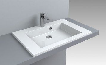 Умывальник мебельный LAURA 700x481 Fancy Marble 6107101 фото