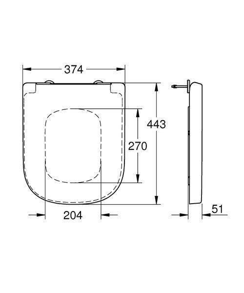 Сидіння для унітазу Grohe Euro Ceramic 39330001 39330001 фото