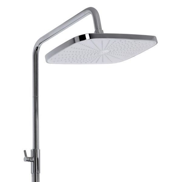 Душевая система универсальная Qtap Gemini на три потребителя (с изливом) QTGEM111CRW45687 Chrome/Whi SD00051811 фото